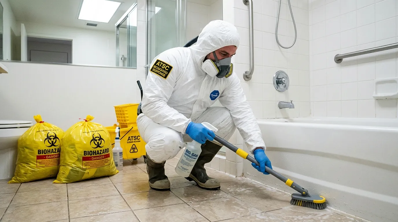 Decontamination equipment deployed for Blood Cleanup in Cromwell